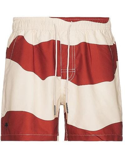 Oas Amber Dune Swim Shorts - Red