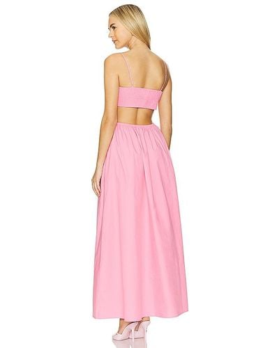 Susana Monaco Open Back Maxi Dress - Pink