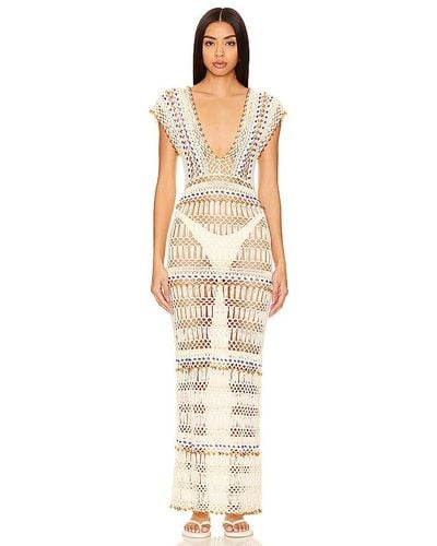 Tularosa Skylar Beaded Dress - Natural