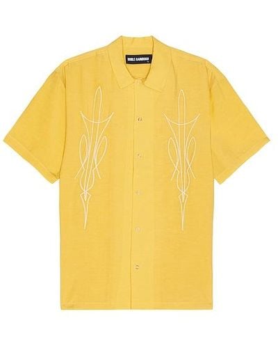 DOUBLE RAINBOUU Camisa - Amarillo