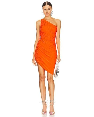 Norma Kamali Diana Mini Dress - Orange