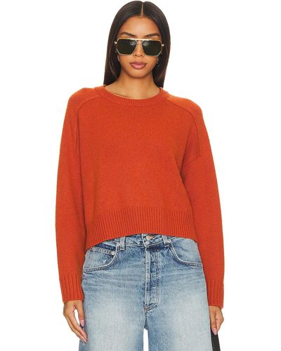 Autumn Cashmere Cropped Boxy Sweater - レッド