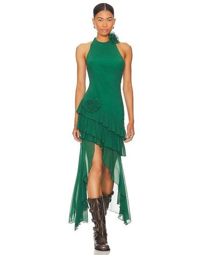 MAJORELLE Val Gown - Green