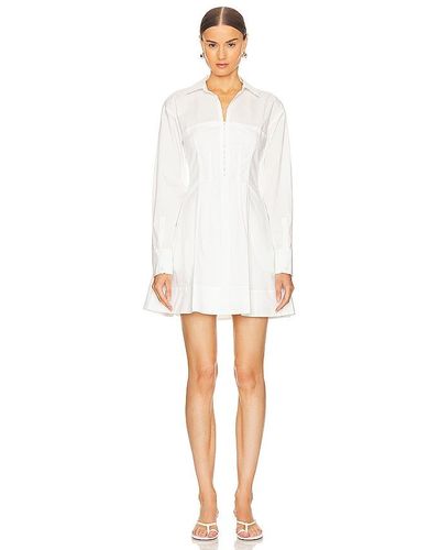 Jonathan Simkhai Carolyn Bustier Mini Dress - White