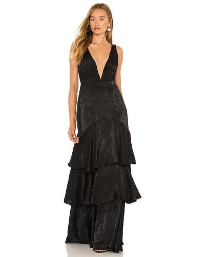 Katie May Old Money Gown - Black