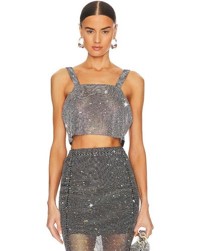 Santa Brands Milano Cropped Top - Noir