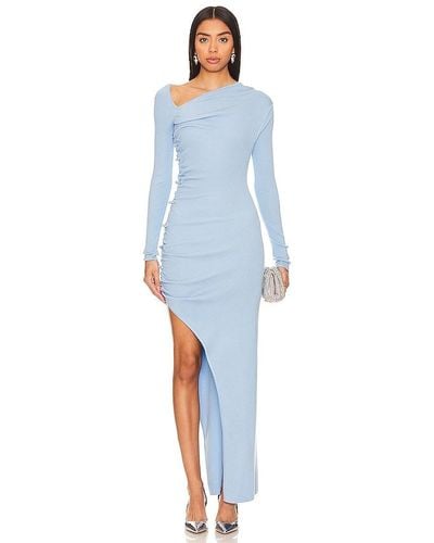 SAU LEE Dahlia Dress - Blue