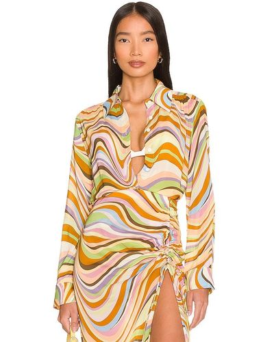 Song of Style Paley Blouse - Multicolor