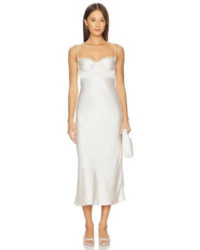 Astr Florianne Dress - White