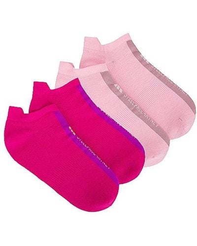 adidas By Stella McCartney 2 Pack Ankle Socks - Pink