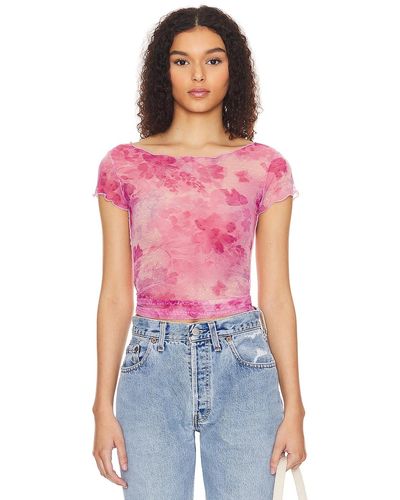 Free People On The Dot ベイビーtシャツ - レッド