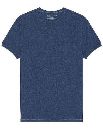 Outerknown Sojourn Pocket Tee - Blue