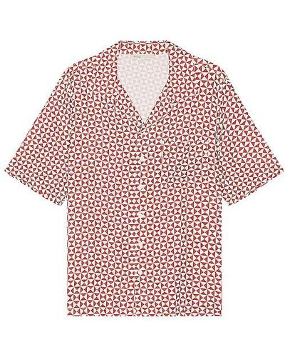 Onia Vacation Triangle Geo Shirt - Pink