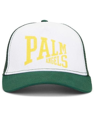 Palm Angels Pa League Trucker Cap - Yellow