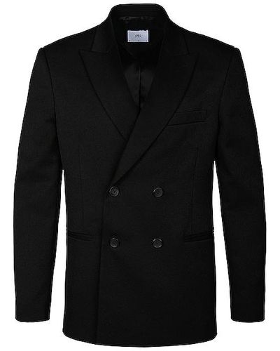 RTA Double Breasted Suit Blazer - Black