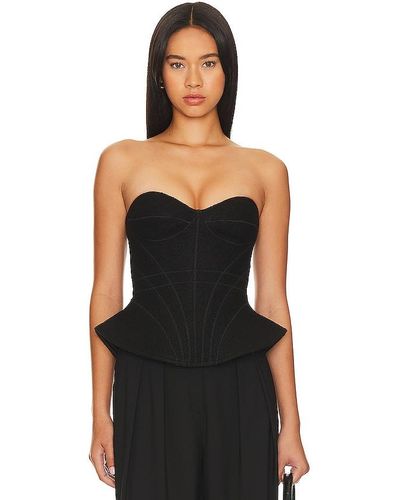 Nbd Arlette corset top - Negro