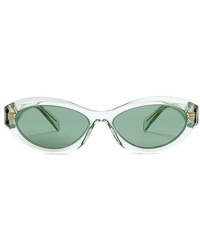 Prada Cat Eye Sunglasses - Green