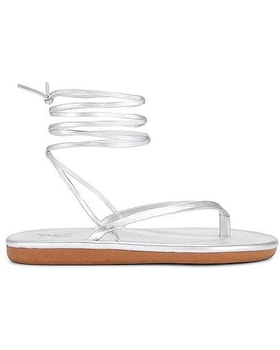 Ancient Greek Sandals Sahara Flip Flop Sandal - White