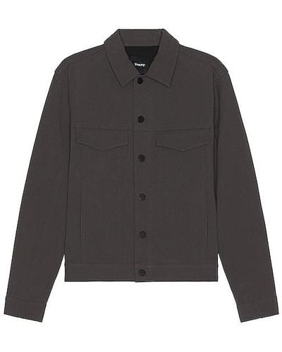 Theory River Neoteric Twill Jacket - Black