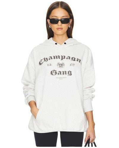 The Laundry Room Champagne Gang Hideout Hoodie - White