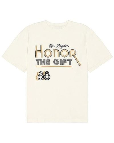 Honor The Gift A-spring Retro Honour Tee - Natural