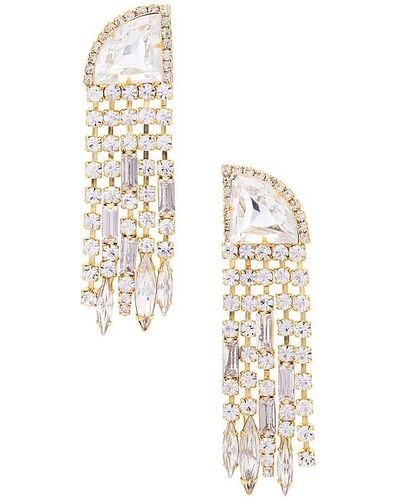 Elizabeth Cole Glory Earrings - White