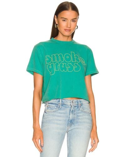 Mother The Slouch Cutoff - Green
