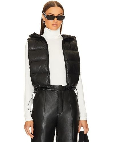 Lamarque Delma Puffer Vest - Black