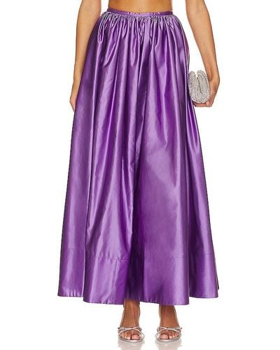 SAU LEE Savannah Skirt - Purple