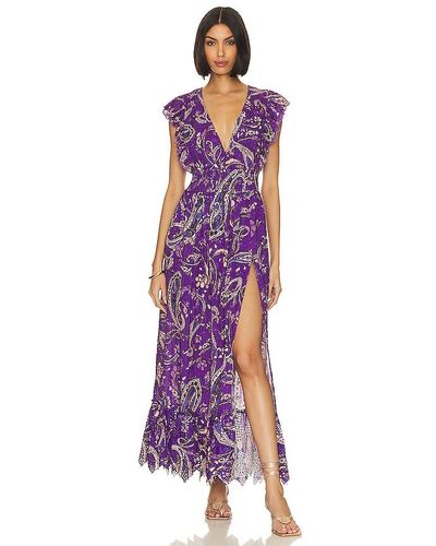 Hemant & Nandita X Revolve Tula Sleeveless Dress - Purple
