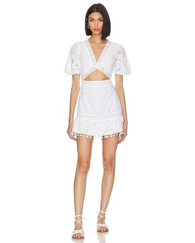 Tularosa X Jetset Christina Carly Mini Dress - White