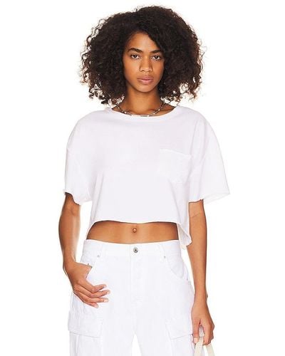 Free People SHIRT FADE INTO YOU - Weiß