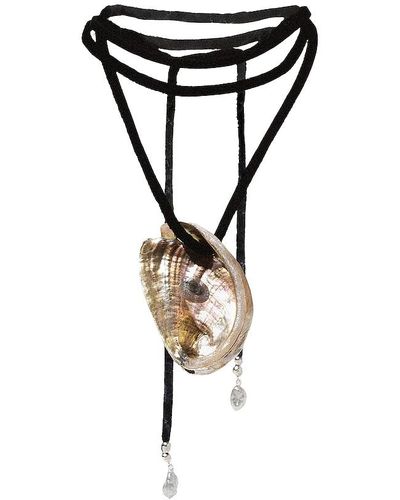Child Of Wild Okeanós Abalone Necklace - Black
