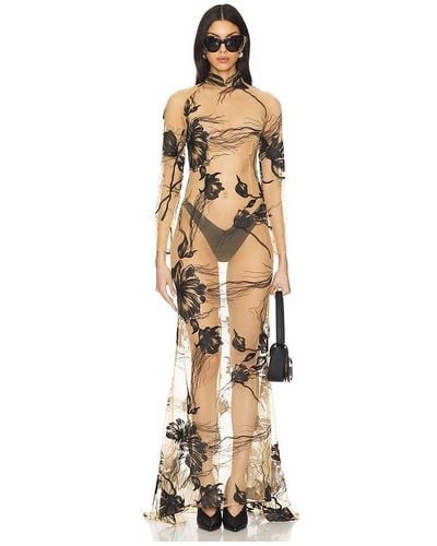 Kim Shui Maxi Dress - Metallic