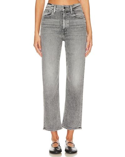 Mother High Waisted Rider Ankle - Gray