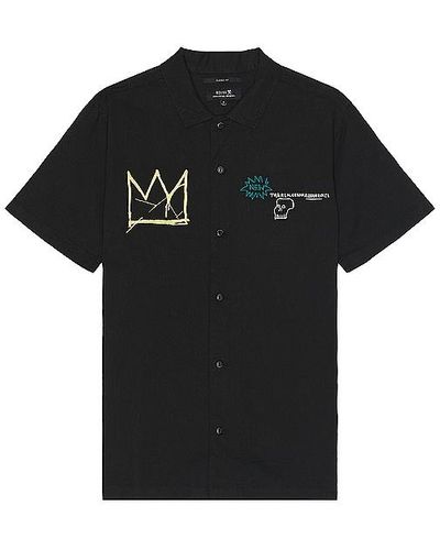 Roark Gonzo Basquiat Short Sleeve Shirt - Black
