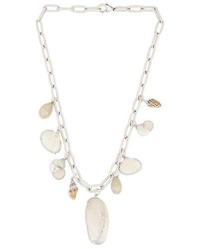 Child Of Wild Aphrodite Shell Charm Necklace - White