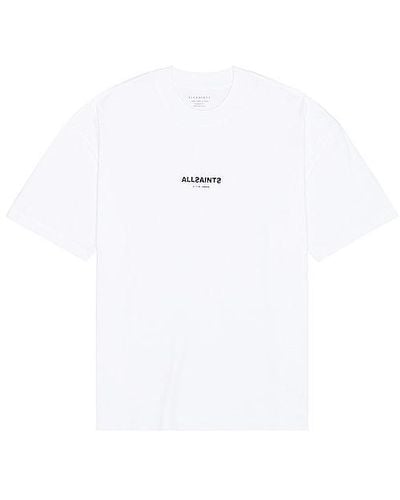 AllSaints Camiseta subverse - Blanco