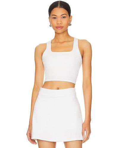 Eleven by Venus Williams One More Time Cropped Tank - White