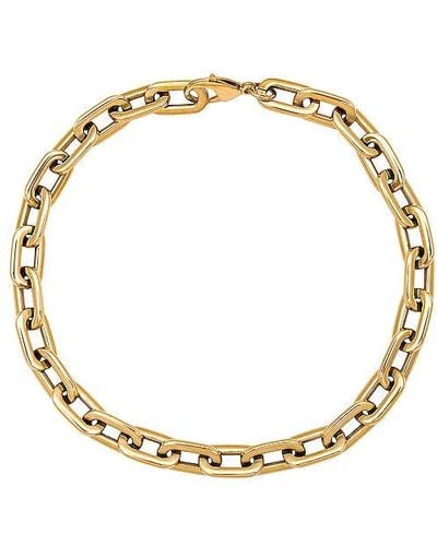 Ellie Vail Gage Oversized Link Necklace - White