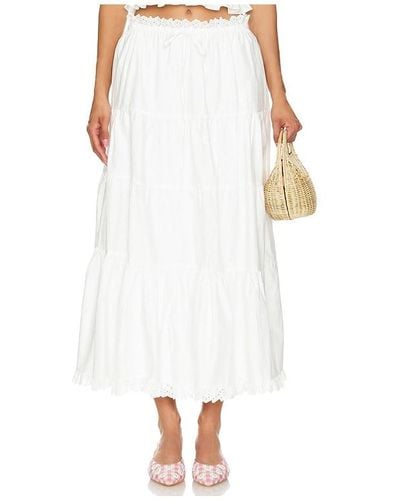 Nia Myrrh Skirt - White