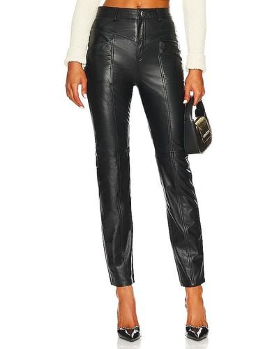Nbd Mari Leather Pant - Black