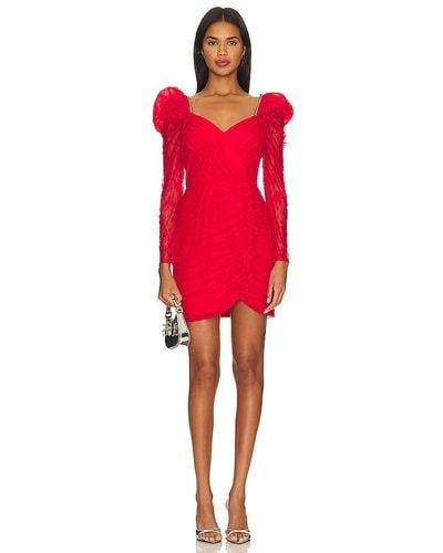 Saylor Trixie Mini Dress - Red
