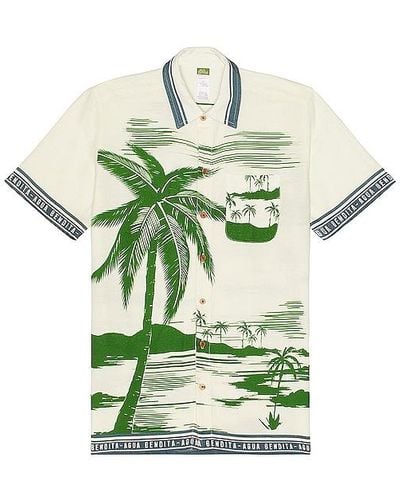 Agua Bendita Jack Honolulu Shirt - Green