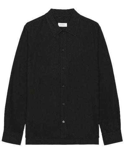 Saturdays NYC Broome Flannel Shirt - Black
