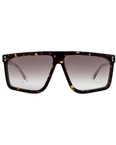 Isabel Marant Flat Top Sunglasses - Black