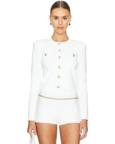 L'Agence Toulouse Cardigan - White