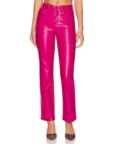 GOOD AMERICAN Better Than Leather Icon Pant - Pink