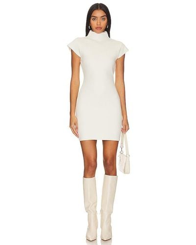 Line & Dot Rumi Mini Jumper Dress - White