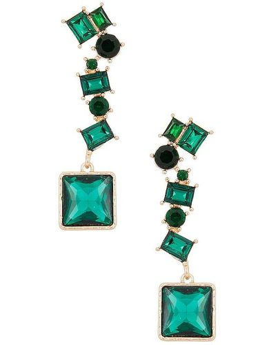 8 Other Reasons Royalty Earrings - Green